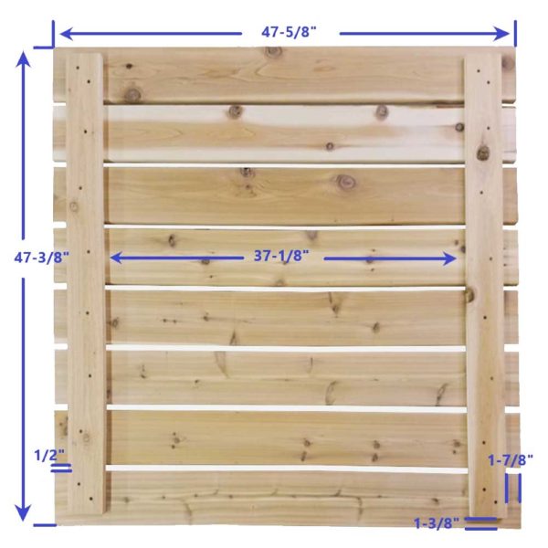 Cedar Decking Panel